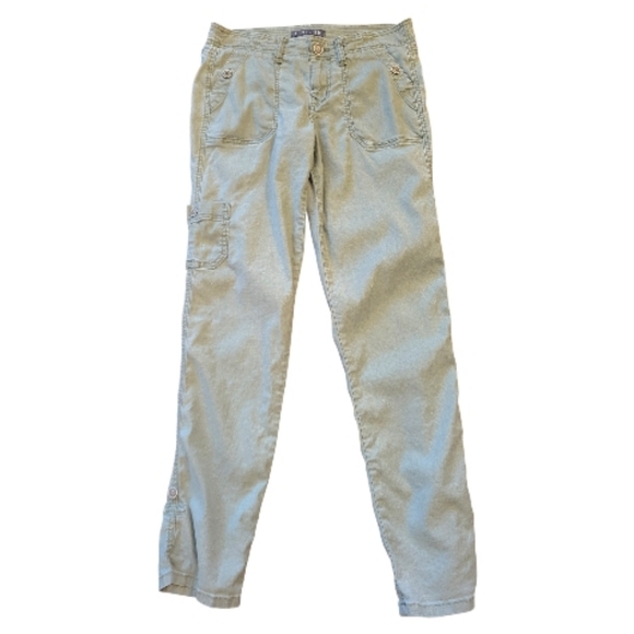 Level 99 Pants - Anthropologie Level 99 Women's Green Cargo Pants - Size 25